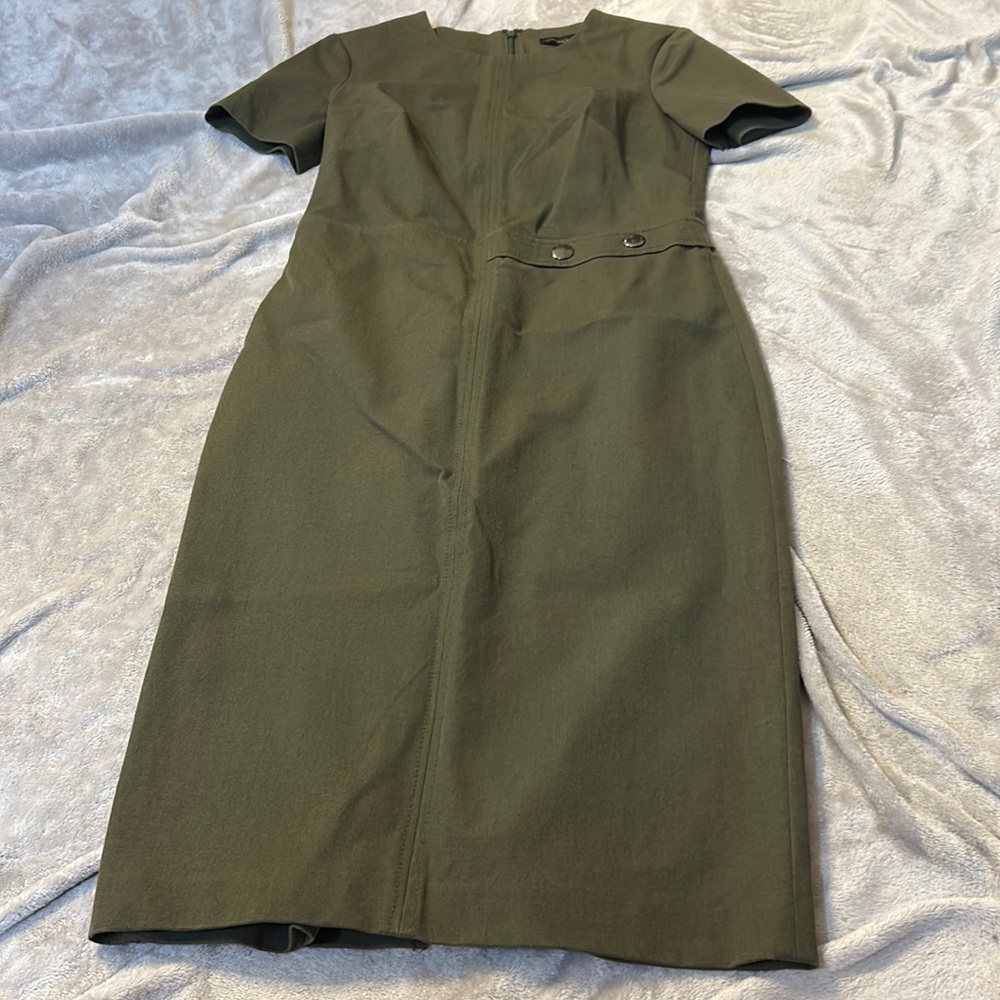 Banana Republic midi button dress